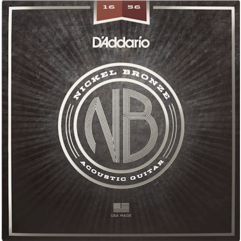 DADDARIO NB1656 16-56 Resophonic  Acoustic Guitar Strings Nickel Bronze