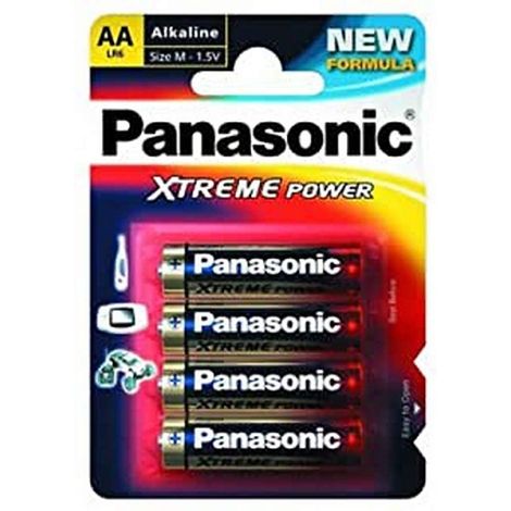 PANASONIC XTREME POWER AA 4 PACK BATTERYS