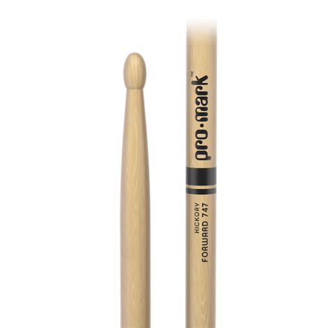 PROMARK Tx747W Hickory Rock Wood Tip Drumsticks