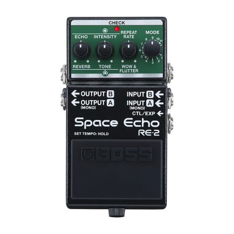 BOSS RE-2 LEGENDARY SPACE ECHO SOUND IN A COMPACT PEDAL