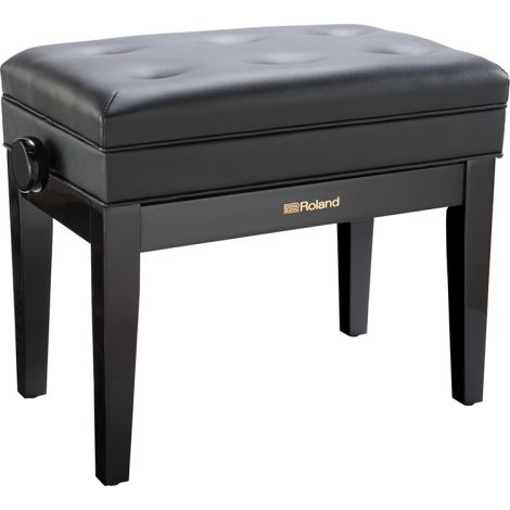 ROLAND RPB400 Piano Bench Satin Black Vinyl Seat