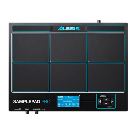 ALESIS Sample Pad Pro 8 Pad Percussion and Sample Triggering Instrument