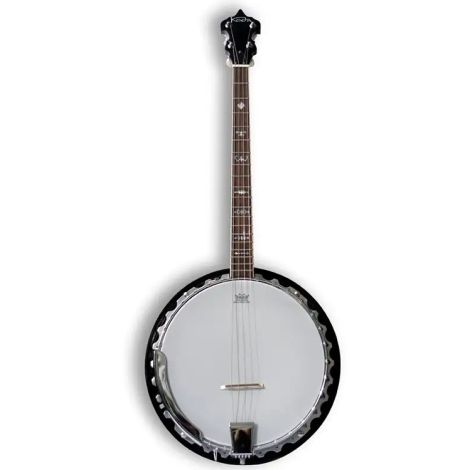 KODA 4 String Banjo, 30 Brackets, 19 Fret, Aluminium Rim, Mahog Neck &  Resonator With 10mm Bag