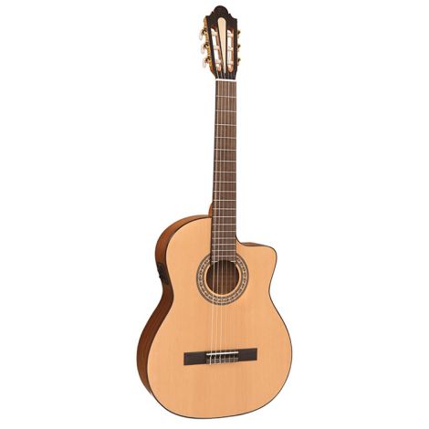 SANTOS MARTINEZ Preludio SM450CE Electro Acoustic Cutaway Classical Guitar