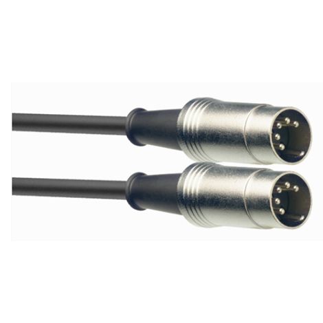 STAGG 1M/3Ft Midi Cable Metal Dinm