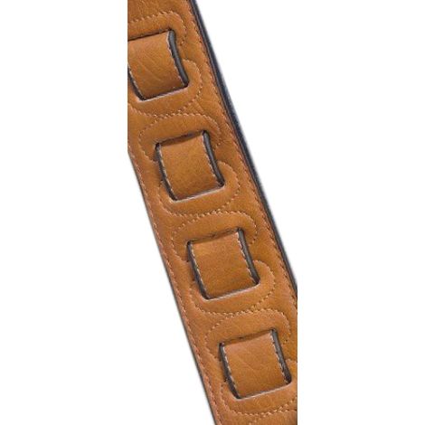 STAGG Padded Leather Strap Honey