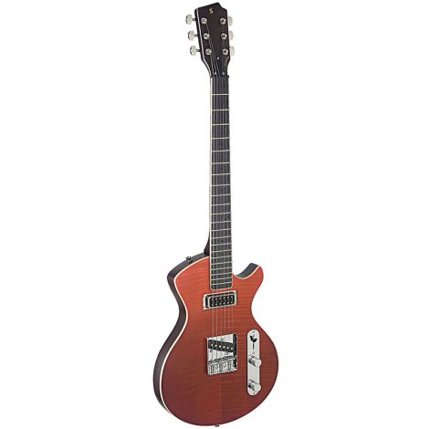SILVERAY CUSTOM DELUXE ELECTRIC GUITAR F RED