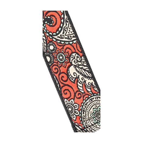 STAGG Woven Strap Paisley 1 Red
