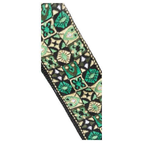 STAGG WOVEN STRAP GT HOOTE MIX GREEN