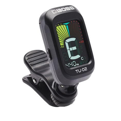 BOSS TU-02 EXP Premium Quality Clip On Tuner with Full Colour Display
