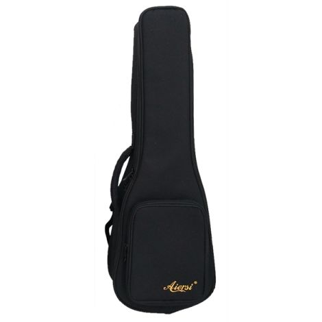 AIERSI Concert Ukulele Bag 15mm Padding Black