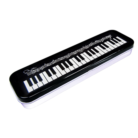 Keyboard Design Tin Pencil Case