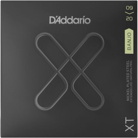 D'ADDARIO Banjo XT Nickel Plated Steel Light 09-20 Set