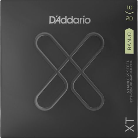 D'ADDARIO Banjo XT Stainless Steel Medium/Light  10-20 Set 