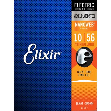ELIXIR - Electric Nanoweb Nickel 7 String Light ( 10-56 )