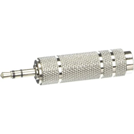 3.5 Plug-6.3 Skt Adaptor Metal