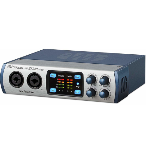 PRESONUS STUDIO 26 2x4 USB 2.0 Audio Interface with 2 XMAX-L preamps